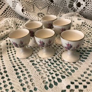 Vintage Eggcups Set of 6